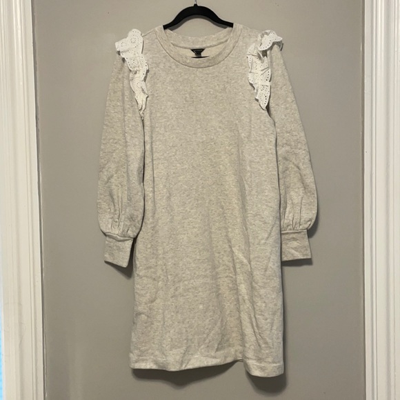 And Taylor Gray Sweatshirt Dress - Picture 1 of 3